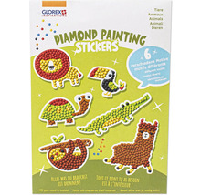 Glorex Diamond Painting Sticker mit Tiermotiven
