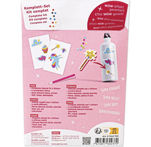 Kit complet pour créer six stickers avec des diamants