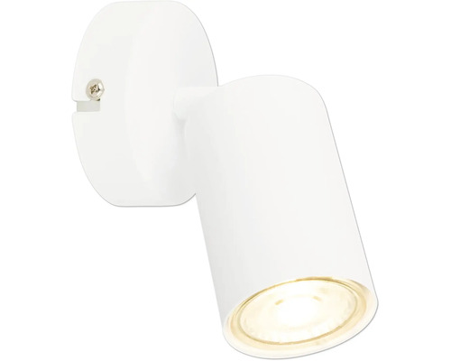 Spot de plafond 1 ampoules L 18 cm blanc