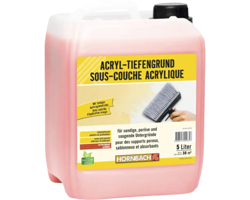 HORNBACH Grundierung Acryl-Tiefengrund konservierungsmittelfrei 5 l