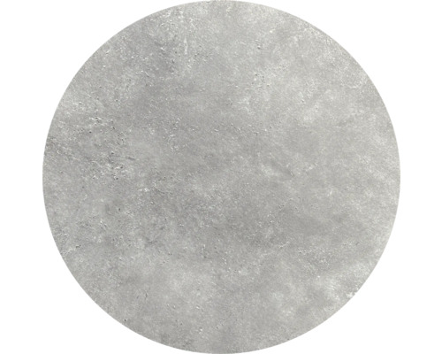 Plateau de table Moonstone HPL Ø 70 cm rond gris