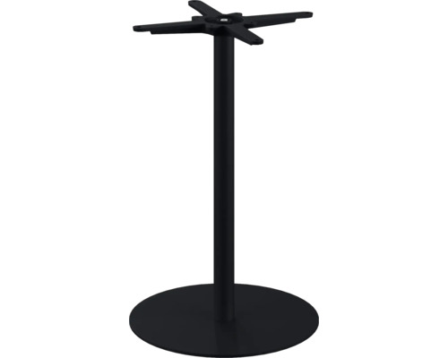 Socle de table Urban bas Outdoor acier inoxydable 45×45×72 cm noir