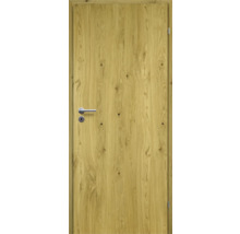 Holztür mit Türgriff und Schlüsselloch