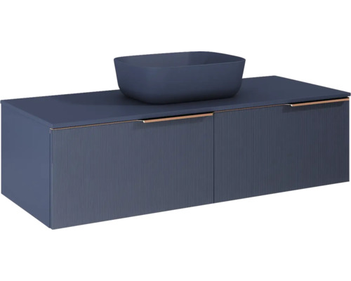 Jungborn Unterschrank NONUS BxHxT 1200 x 318 mm x 453 mm Frontfarbe navy blau matt