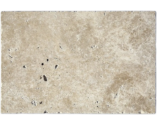 Dalle de terrasse en travertin FLAIRSTONE Bari 61 x 40,6 x 3 cm