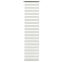 Rollo mit horizontalen Streifen zur Fensterdekoration und zum Sonnenschutz