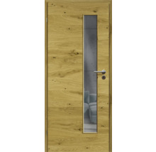 ZT Eiche Rustic Furnier Quer 73,5x198,5 DIN Links MODERN 07 Glas Graphit