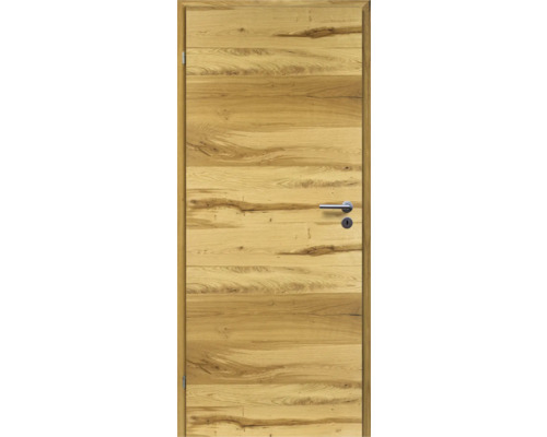 Porte d'intérieur poutre en chêne placage transversal 61x198,5 tirant gauche MODERN 01 Porte d'intérieur poutre en chêne placage transversal 61x198,5 tirant gauche MODERN 01