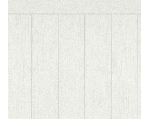 Soubassement mural 39803-2 aspect lambris de bois beige