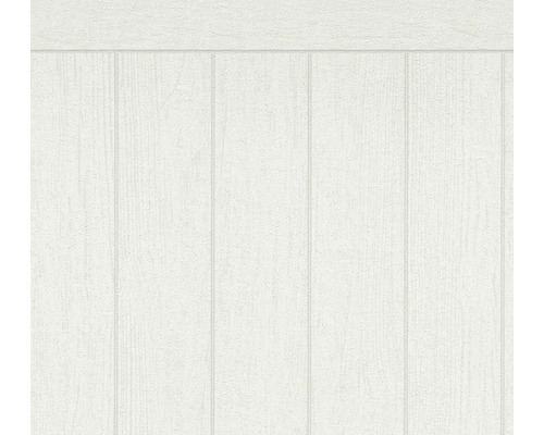 Soubassement mural 39803-2 aspect lambris de bois beige Papier peint imitation lambris en bois