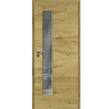 ZT Eiche Rustic Furnier Quer 86x198,5 DIN Rechts MODERN 07 Glas Graphit