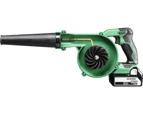 Souffleur de feuilles sans fil avec buse et turbine