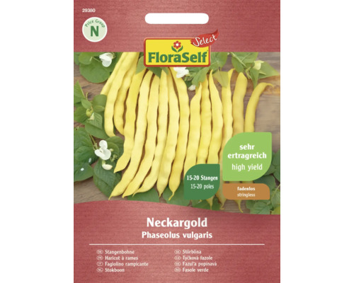 Haricots à rames Neckargold FloraSelf Select graines fixées semences de légumes