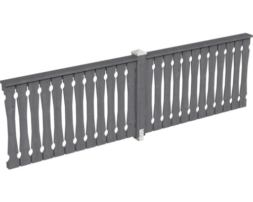 Balustrade coffrage de balcon SKAN HOLZ pavillon 4 angles Taille 2 gris ardoise Balustrade coffrage de balcon SKAN HOLZ pavillon 4 angles Taille 2 gris ardoise