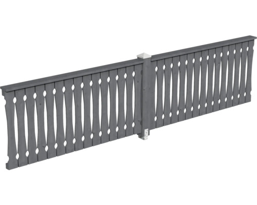 Balustrade coffrage de balcon SKAN HOLZ pavillon 4 angles Taille 3 gris ardoise Balustrade coffrage de balcon SKAN HOLZ pavillon 4 angles Taille 3 gris ardoise