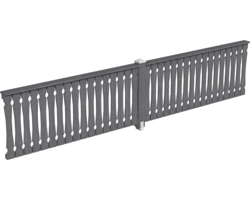 Balustrade coffrage de balcon SKAN HOLZ pavillon 4 angles Taille 4 gris ardoise Balustrade coffrage de balcon SKAN HOLZ pavillon 4 angles Taille 4 gris ardoise