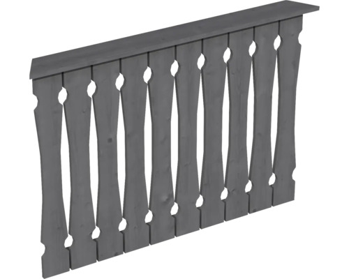 Balustrade coffrage de balcon SKAN HOLZ Nancy Taille 1 gris ardoise