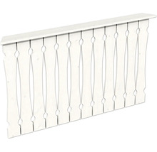 Balustrade coffrage de balcon SKAN HOLZ Nice Taille 2 blanc