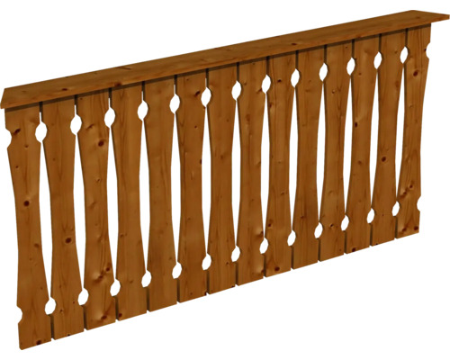 Balustrade coffrage de balcon SKAN HOLZ Nice Taille 3 noyer