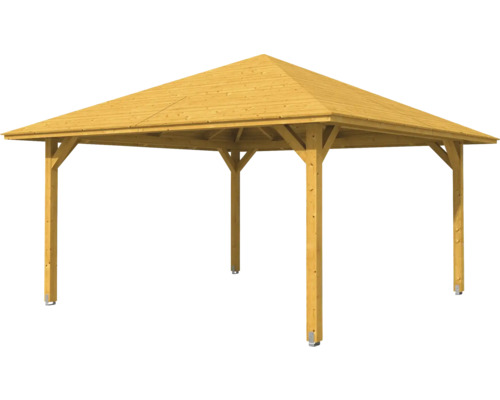 Holz Pavillon mit quadratischem Dach