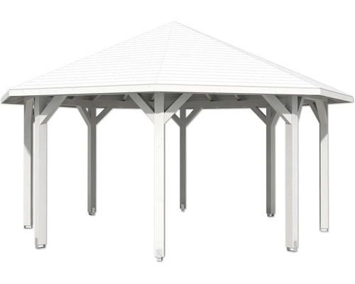 Pavillon en bois avec toit octogonal