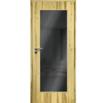 Porte en verre en bois avec poignée de porte