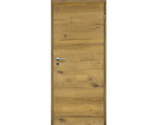 Holztür mit Türgriff