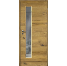 ZT Eiche Bronze Furnier Quer 73,5x198,5 DIN Rechts MODERN 07 Glas Graphit