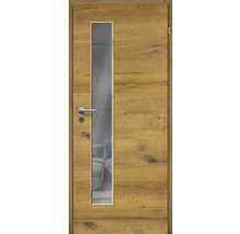 ZT Eiche Bronze Furnier Quer 98,5x198,5 DIN Rechts MODERN 07 Glas Graphit