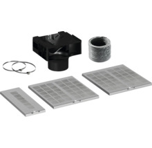 Dunstabzugshauben-Set mit Filtern, Schlauch und Befestigungsmaterial
