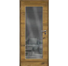 Innentür mit Glaseinsatz und Holzrahmen