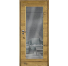 ZT Eiche Bronze Furnier Quer 86x198,5 DIN Rechts MODERN 08 Glas Graphit