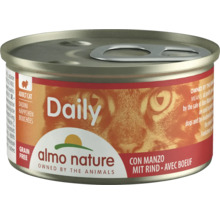 Almo Nature Daily Katzenfutter mit Rind in einer Dose
