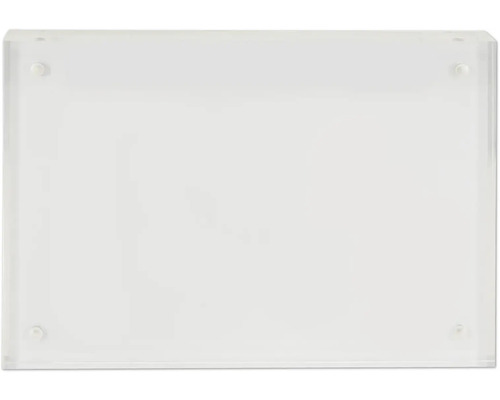 Klarer Acryl-Bilderrahmen mit Magnetverschluss