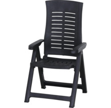 Chaise de jardin en plastique avec accoudoirs