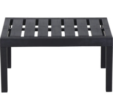 Table de jardin rectangulaire avec sommier à lattes
