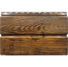 Bardage de façade en plastique aspect bois
