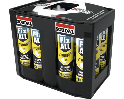 Soudal Fix ALL Crystal Montagekleber transparent 300 g Pack = 12 St