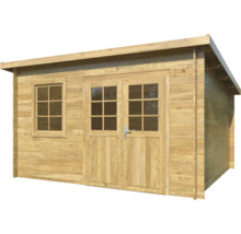 Gartenschuppen aus Holz mit Fenster und Doppeltür