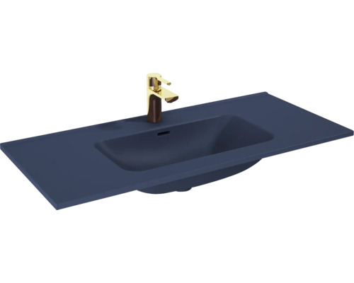 Vasque pour meuble Jungborn 1010 x 460 mm bleu marine mat