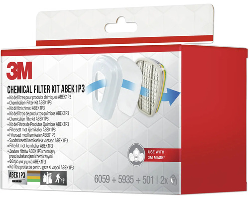 Kit de filtres chimiques 3M ABEK1P3