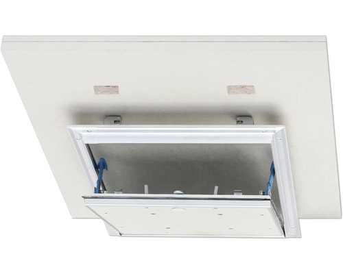 Revisionsklappe Alumatic Safe 30 für Brandschutzdecke F/EI30 mit Gipskartoneinlage GKF 2 x 12,5 mm 200 mm x 200 mm