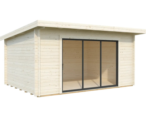 Holz Gartenhaus mit Schiebetür