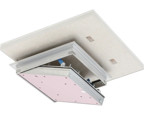 Trappe de visite avec mécanisme rabattable