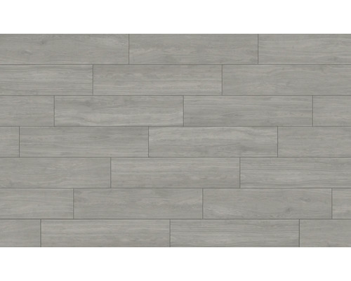 Fliesen mit Holzoptik im Verband verlegt