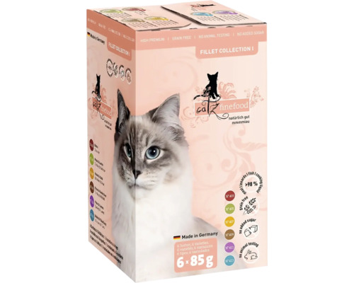Catz Finefood Filet Collection I Katzenfutter 6er Pack