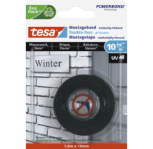 Tesa Powerbond Montageband für Mauerwerk, 1,5 m x 19 mm