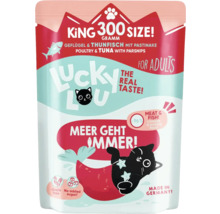 Lucky Lou Katzenfutter mit Geflügel und Thunfisch, 300 Gramm