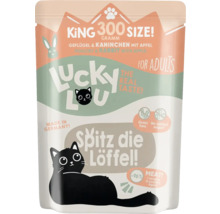 Lucky Lou Katzenfutter für Erwachsene mit Geflügel und Kaninchen