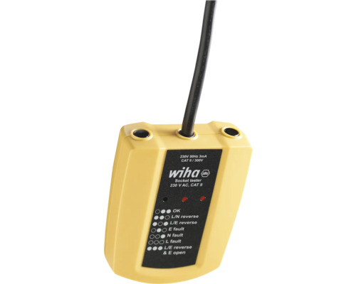 Testeur de prise Wiha pour contrôle électrique
